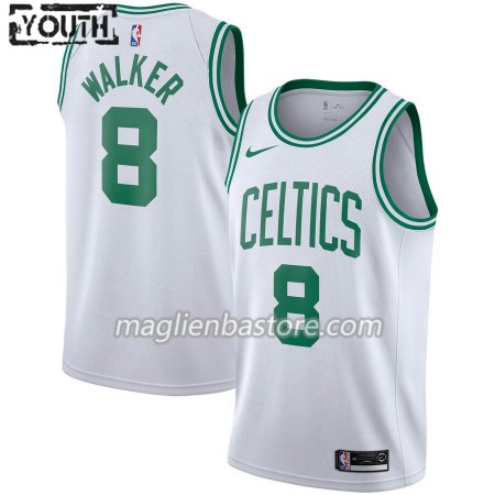 Maglia NBA Boston Celtics Kemba Walker 8 Nike 2019-20 Association Edition Swingman - Bambino
